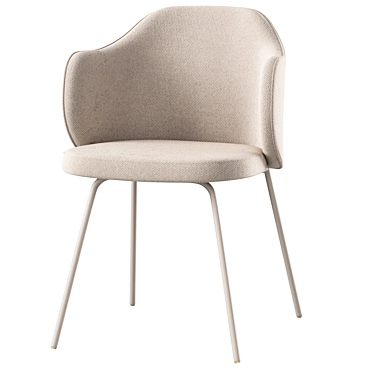 Elegant Yunia Chair from Kavehome 3D model image 1 