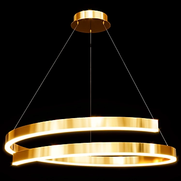 Contemporary Chandelier GALO 3D model image 1 