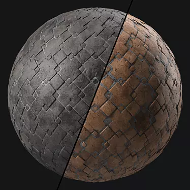 Granite Slate Seamless Pavement Materials 3D model image 1 