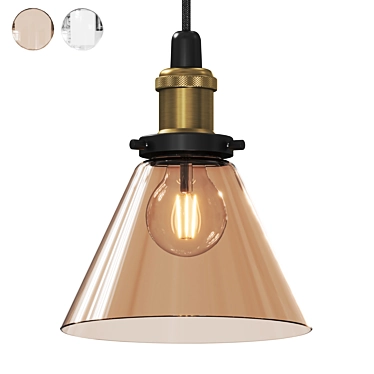Modern Nordic Pendant Light Fixture 3D model image 1 