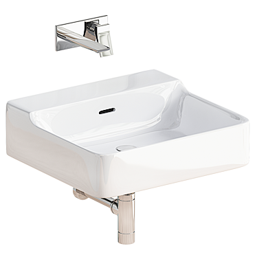  Modern Ceramic Washbasin Ideal Standard 3D model image 1 