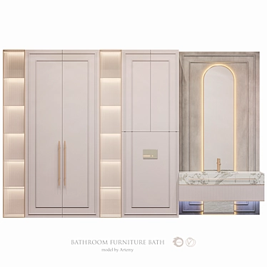 Bathroom furniture set 57