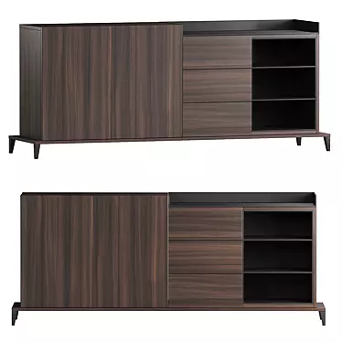 Elegant Milos Sideboard: Modern Design 3D model image 1 