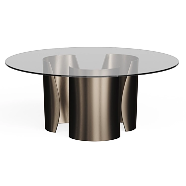 Tulczinsky Designer Round Dining Table 3D model image 1 