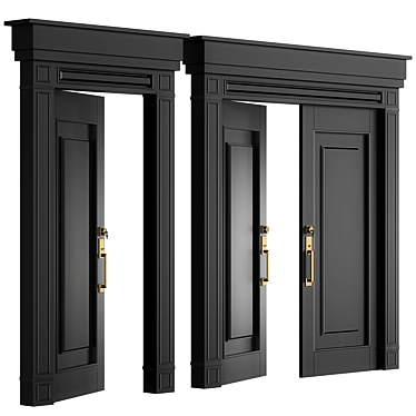 Exterior Door 18, 3D Model 3D model image 1 