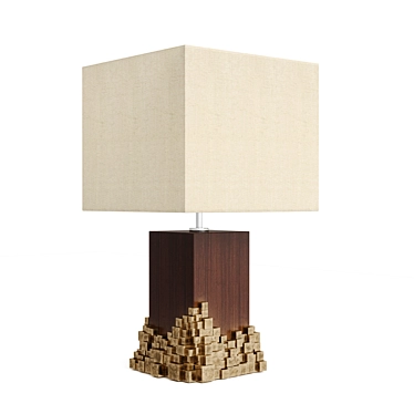 Elegant Jallu Ruth Table Lamp 3D model image 1 