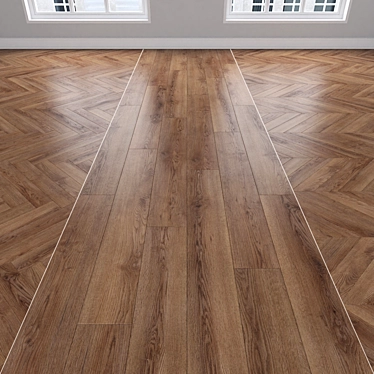 Oak Parquet Collection - 3 Styles 3D model image 1 