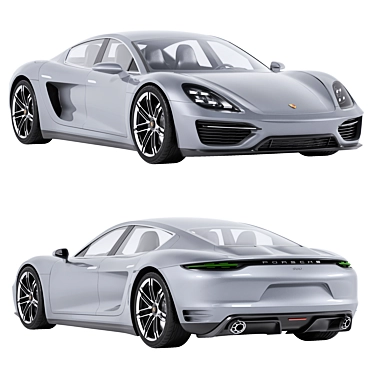 Porsche 960 Vision Turismo Asset 3D model image 1 