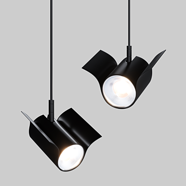 Euroluce RONDINE Pendant Light 3D model image 1 