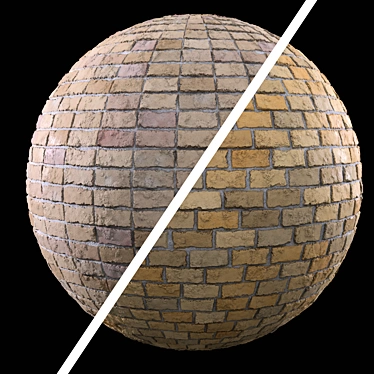 PBR Brick Wall Texture Vol.03 3D model image 1 