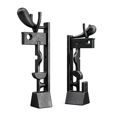  Constructive Abstract Metal Plaster Sculpture 3D model image 1 