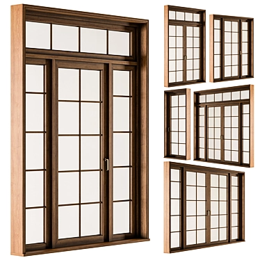 Classic Wooden - Windows Set 25