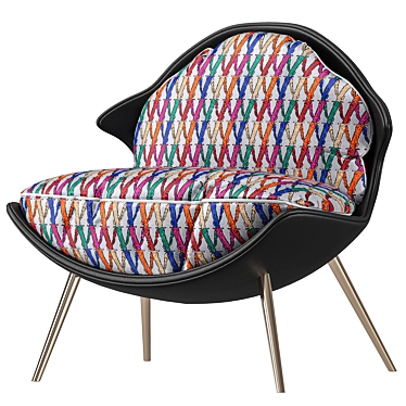  Luxury Versace Armchair 80670 Polys 3D model image 1 