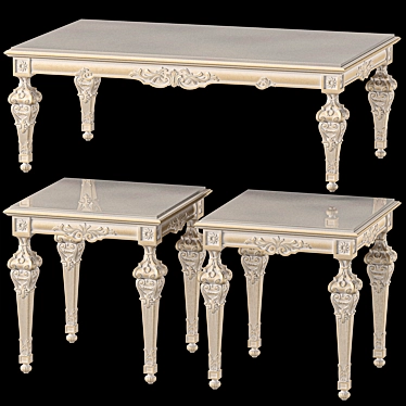 Elegant Robert Giovanni Coffee Table 3D model image 1 