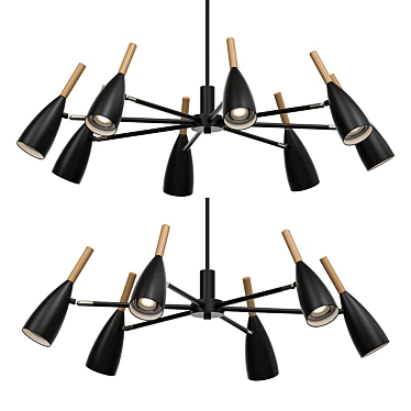 Modern Pendant Light DALBY 3D model image 1 