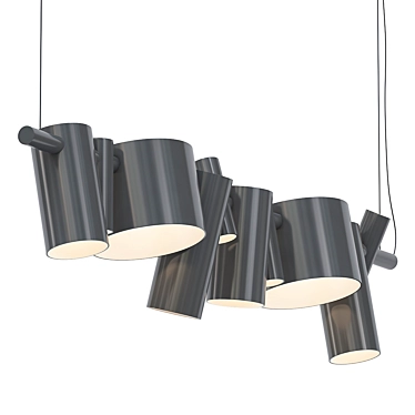 Elegant OLUCE Pendant Light 3D model image 1 