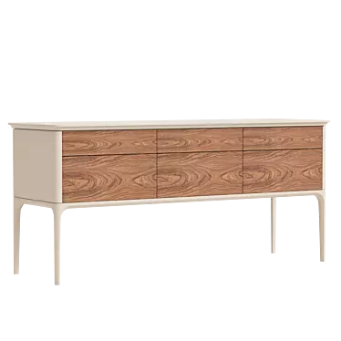 Primo Bosco Walnut Console 3D model image 1 