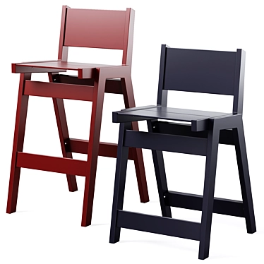 Loll Designs Alfresco Stools 3D model image 1 