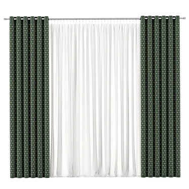  Window Curtain 134 3D model image 1 