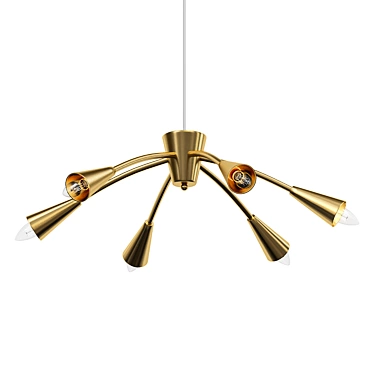 ImperiumLoft Finley Pendant Chandelier 3D model image 1 