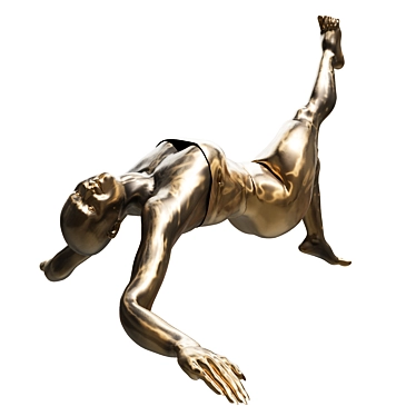  Serene Lay Down Sculpture 3D model image 1 