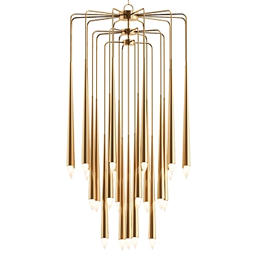 Hans 23 Brass Chandelier Model 3D model image 1 