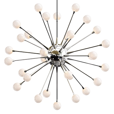 Elegant Impulse Chandelier Model 3D model image 1 