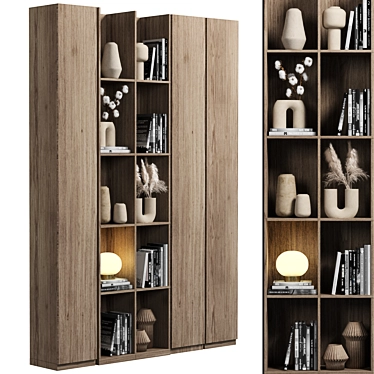 Modular Shelf Cabinet for Rendering 3D model image 1 