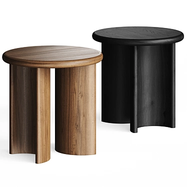 Elegant Gilda Side Table Ø560 3D model image 1 