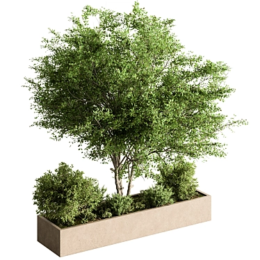 Green Haven Outdoor Plant Box 3D model image 1 