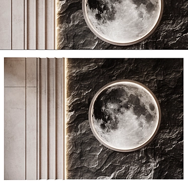 Wood Wall Panel 3D Model 3D model image 1 