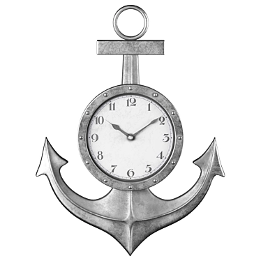 Vintage Anchor Watch 3D Model 3D model image 1 