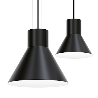 Modern Verner Pendant Lighting 3D model image 1 