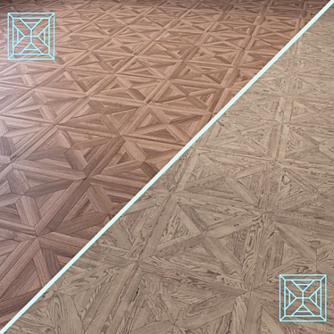 High-Quality 3D Wooden Flooring Model 3D model image 1 