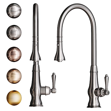 Classic Style Faucet NICOLAZZI 3420 3D model image 1 