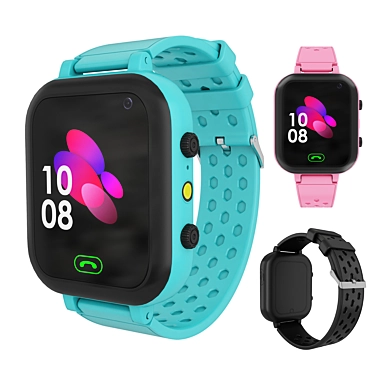 Smart Wristwatch with Russian Design 3D model image 1 