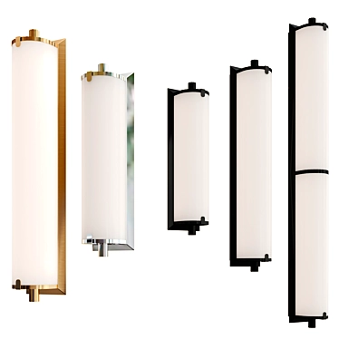 Elegant Calliope Wall Lamp Collection 3D model image 1 