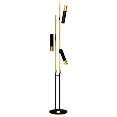 Designer Floor Lamp Ike by Delightfull 3D model image 1 