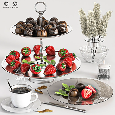 Strawberry and chocolate set