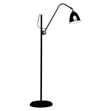 Designer Floor Lamp Bestlite BL1 Black 3D model image 1 