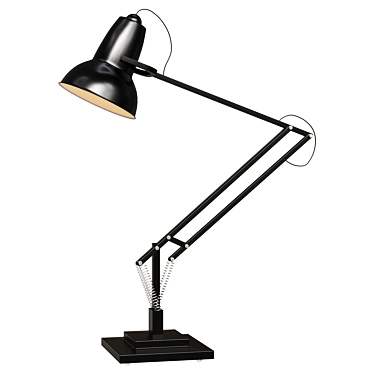 Designer Floor Lamp Giant Black 3D model image 1 