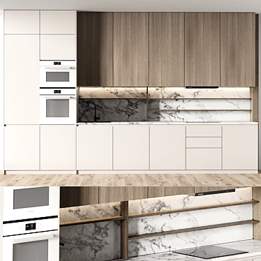 Modern Kitchen Design 35 3D model image 1 