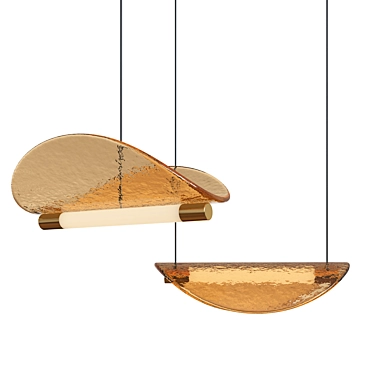 Stylish ALVARO Pendant Lamp 3D model image 1 