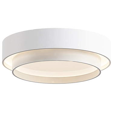 Stylish Double Ceiling Lights 3D model image 1 