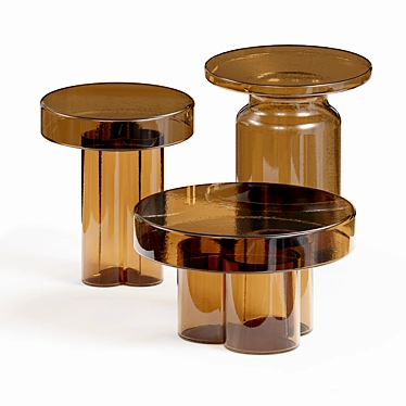 Modern Sleek Accent Table 3D model image 1 