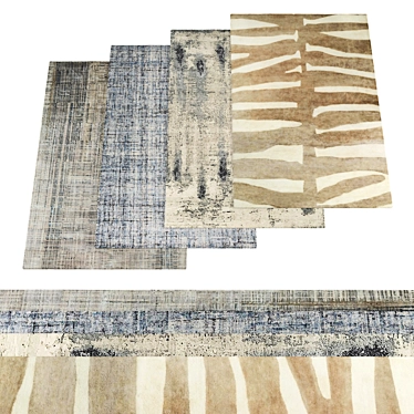 High-Res Rugs Collection Pack 3D model image 1 