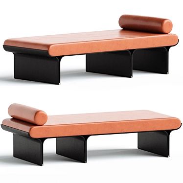 Modern Chaise Lounge by Usona 3D model image 1 