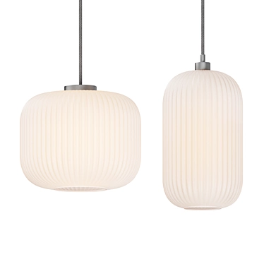 Milford 20 30 Pendant Light 3D model image 1 