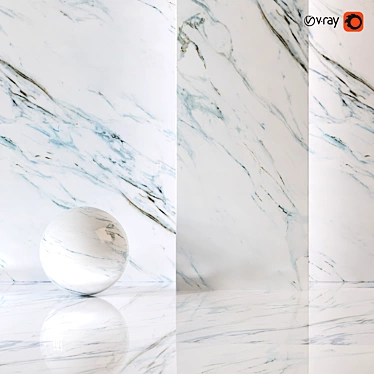 Blue and White Marble 8k PBR Texture and Material DrCG 124