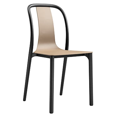 Modern Adam Dining Chair 3D model image 1 